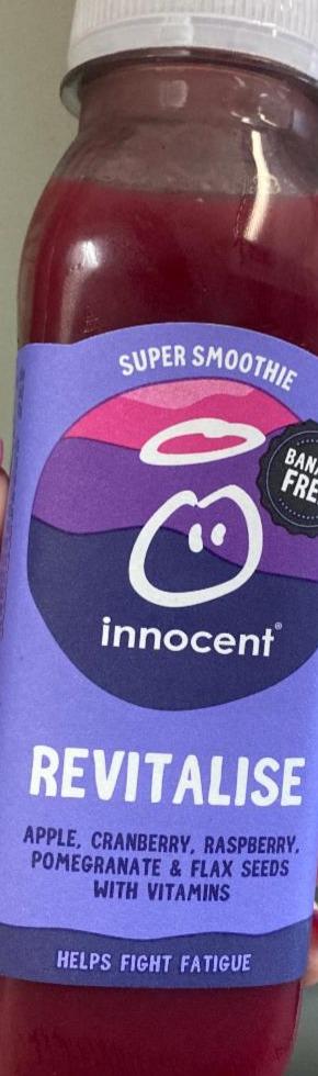 Fotografie - Super smoothie revitalise Innocent