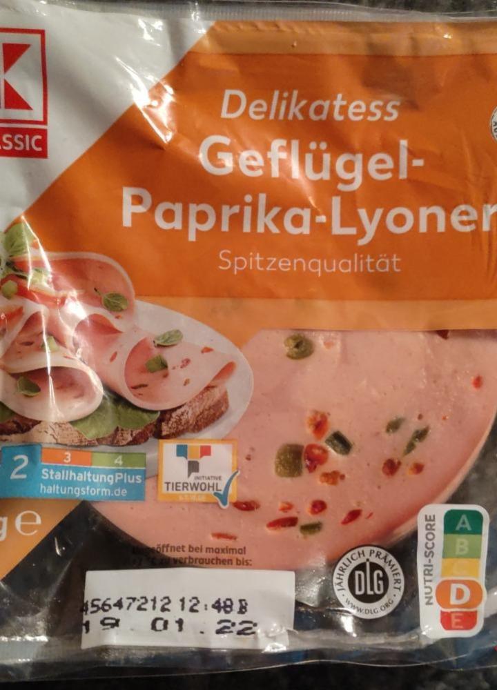 Fotografie - Gelflugel-paprika-lyoner