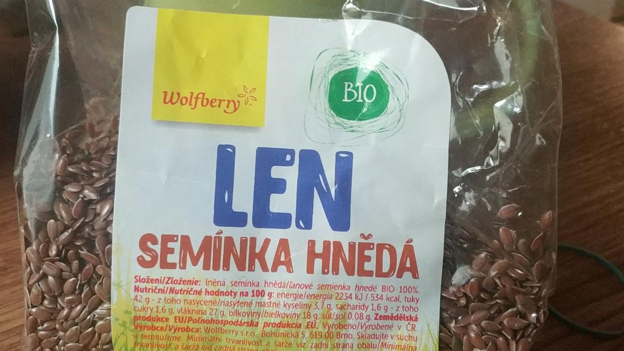 Fotografie - LEN semínka hnědá BIO Wolfberry