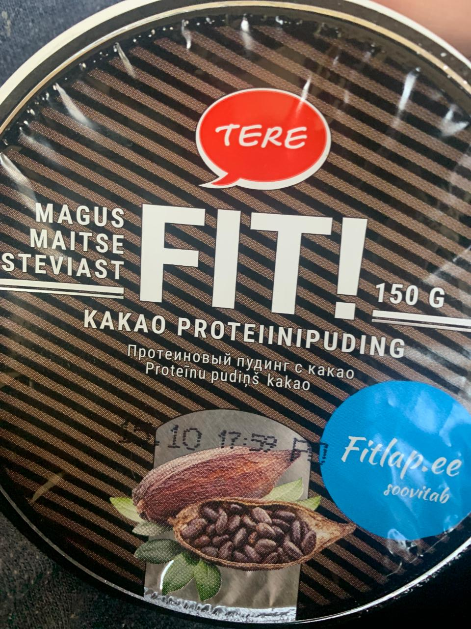 Fotografie - Fit! Kakao Proteiinipuding Tere