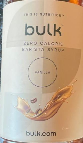 Fotografie - Zero calorie barista syrup vanilla Bulk