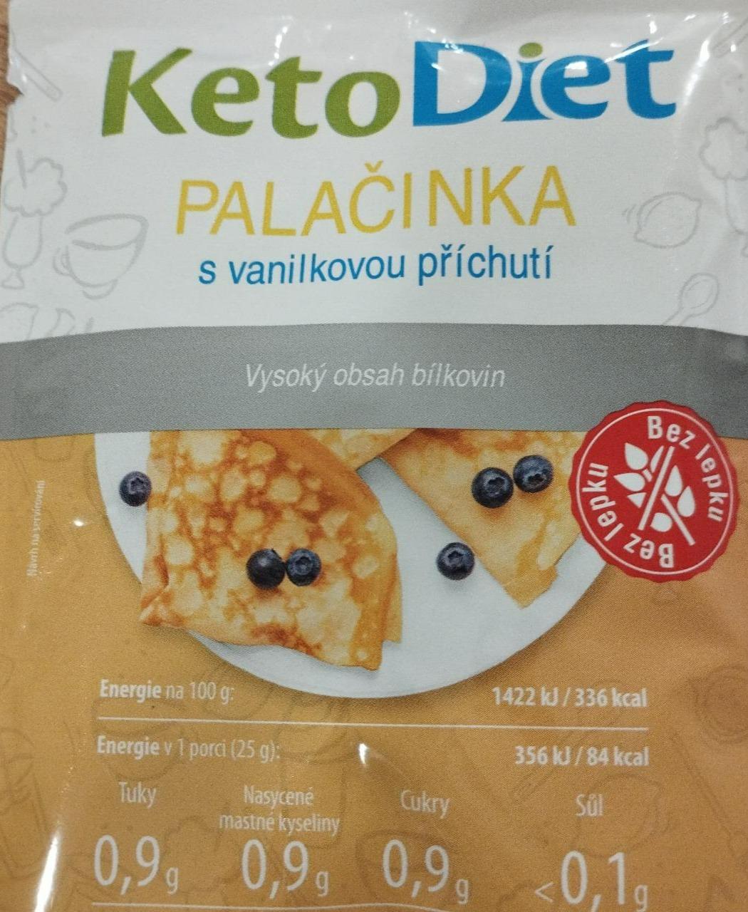 Fotografie - Palačinky s vanilkovou příchutí KetoDiet