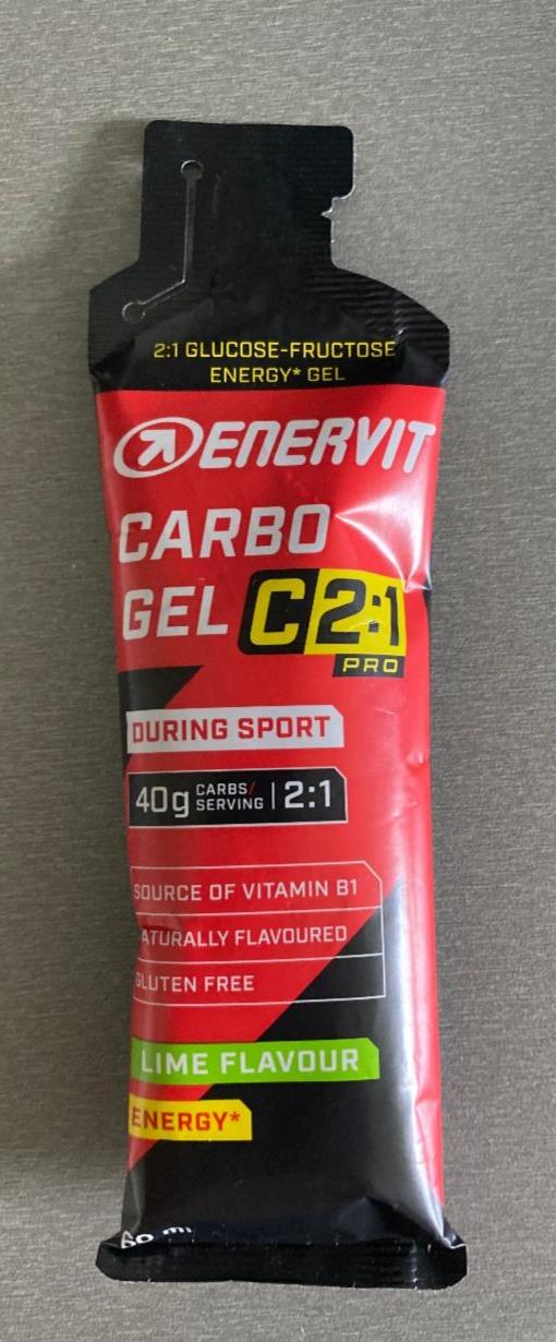 Fotografie - Carbo gel C2:1 PRO lime flavour Enervit