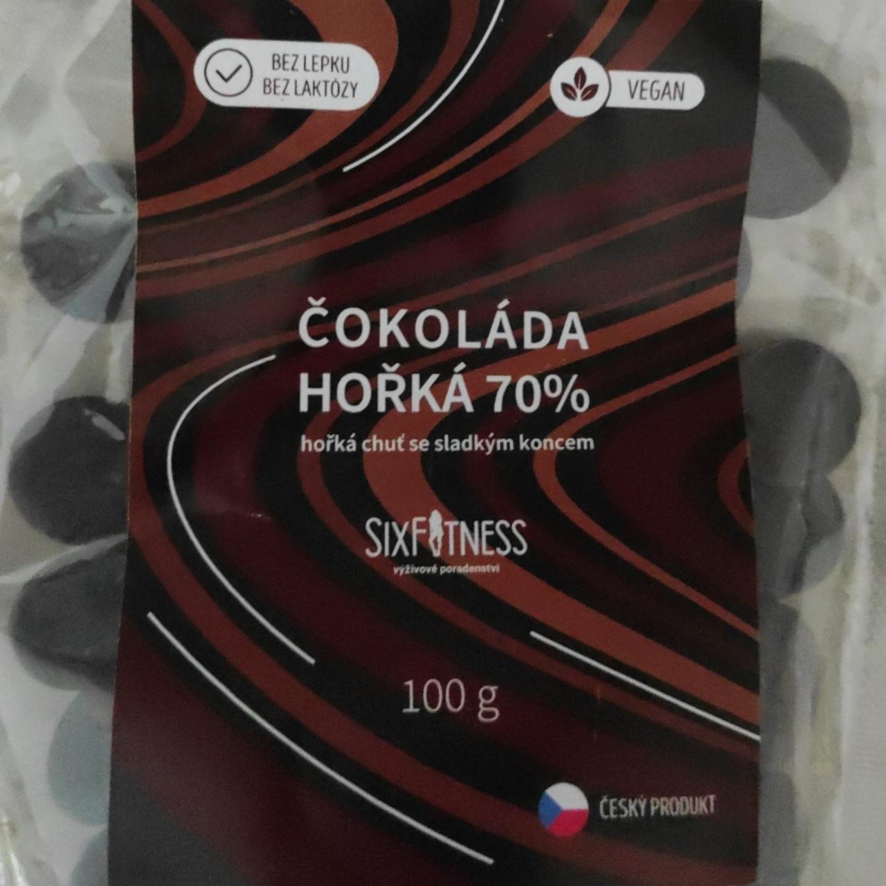 Fotografie - Čokoláda hořká 70% Sixfitness