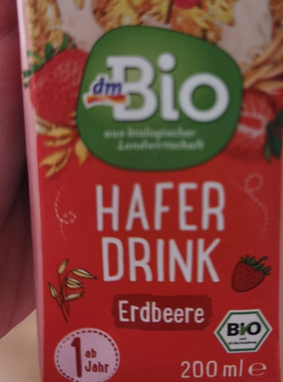 Fotografie - Haferdrink erdbeere dmBio