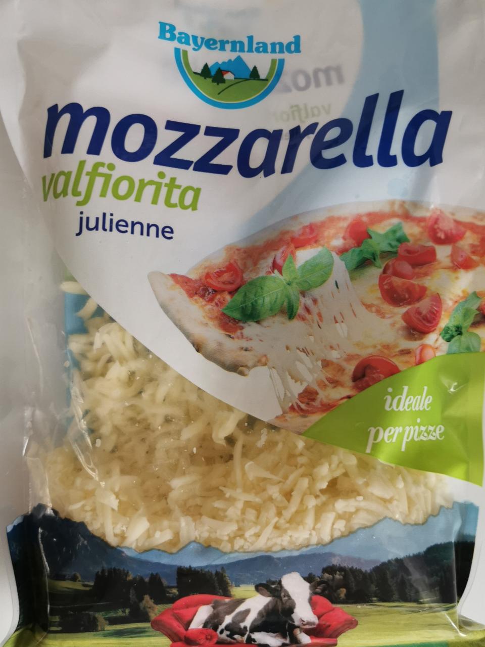 Fotografie - Mozzarella valfiorita julienne Bayernland