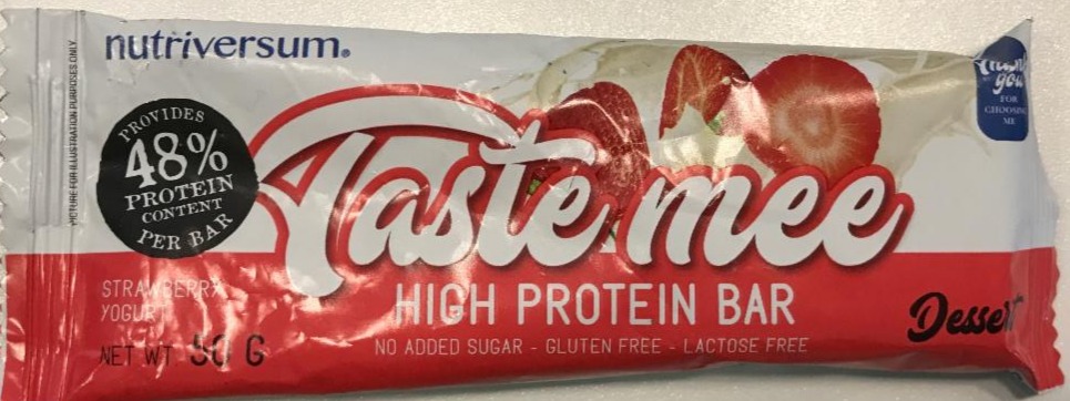 Fotografie - Taste mee HIGH PROTEIN BAR