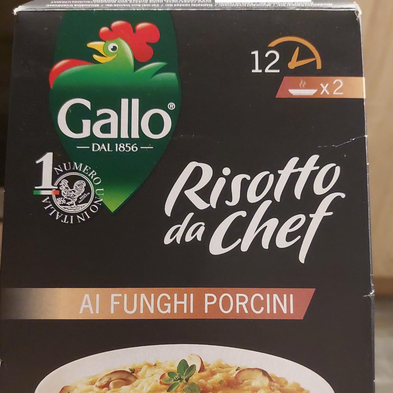 Fotografie - risotto dá Chef Gallo Al fungi porcini