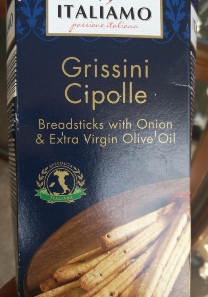 Fotografie - Italiamo Grissini Cipolle s cibuli