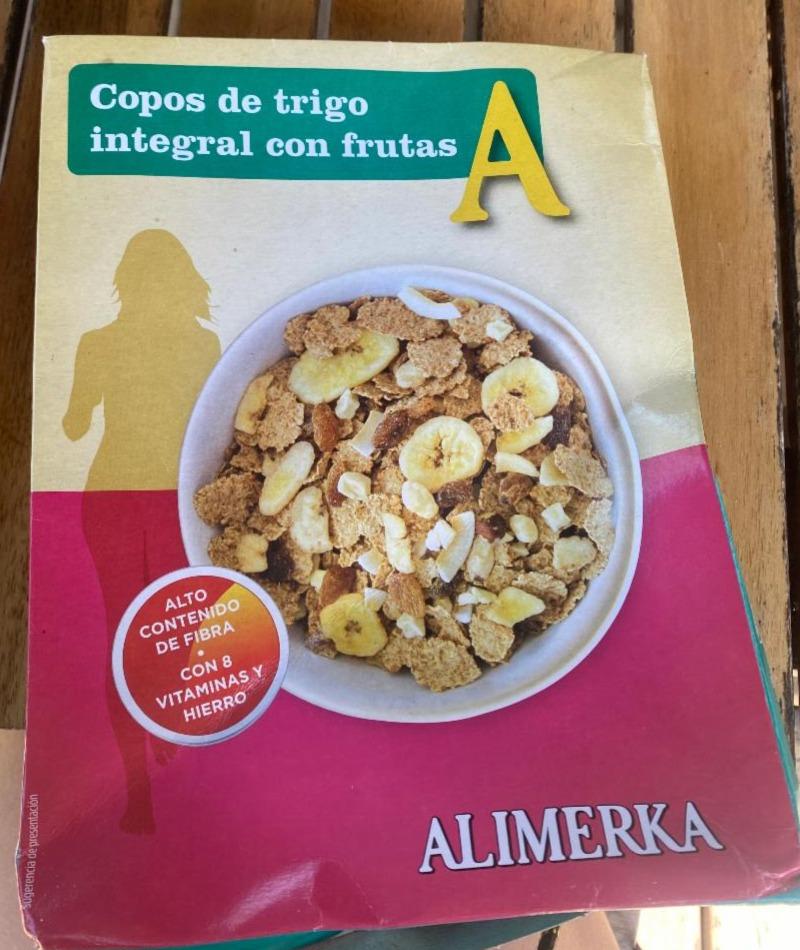 Fotografie - Copos de trigo integral con frutas Alimerka