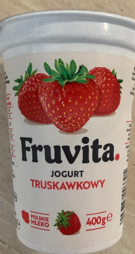 Fotografie - Jogurt truskawkowy FruVita