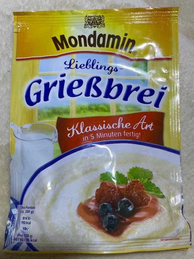 Fotografie - Grießbrei Klassische Art Mondamin