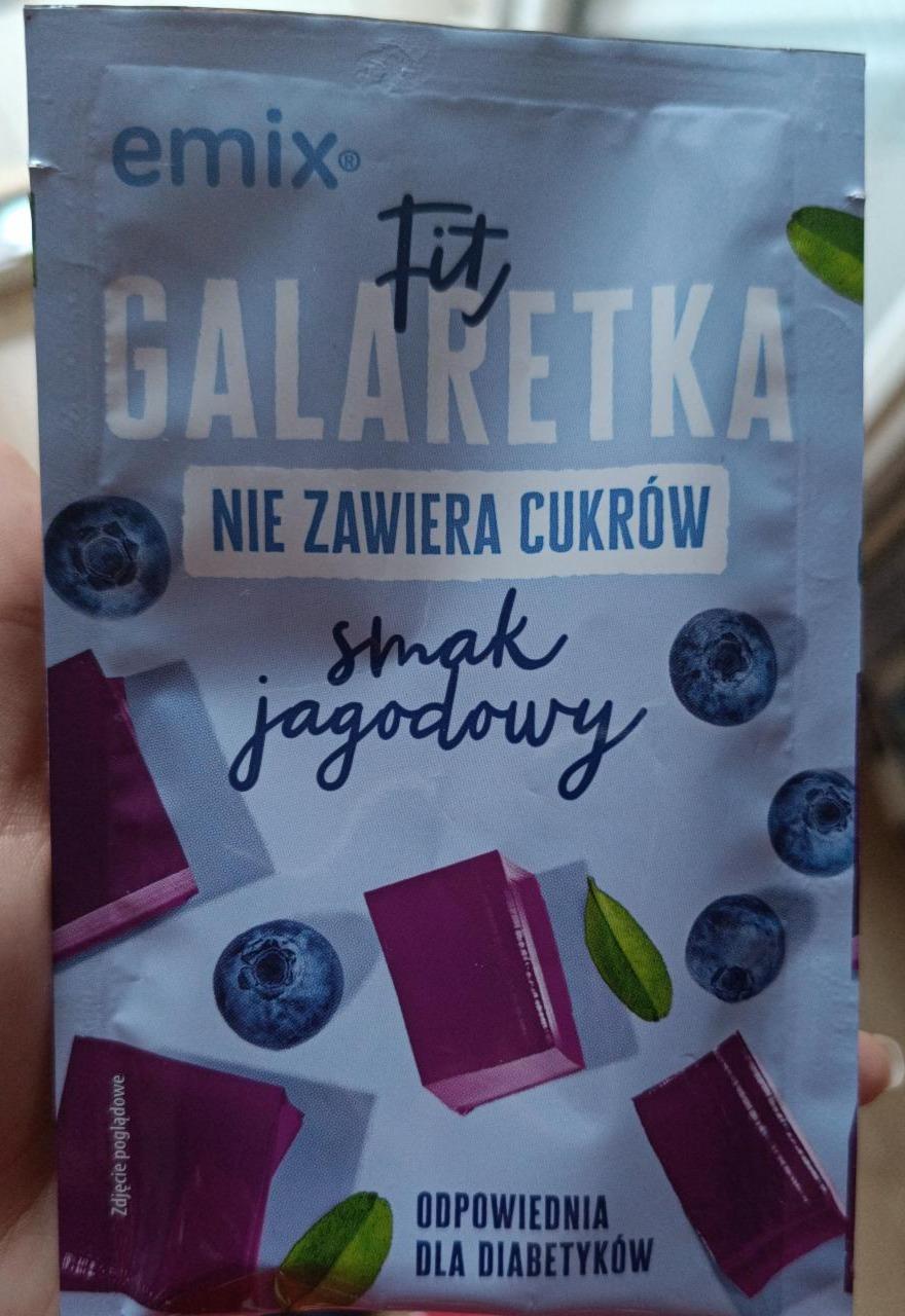 Fotografie - Fit Galaretka smak jagodowy Emix