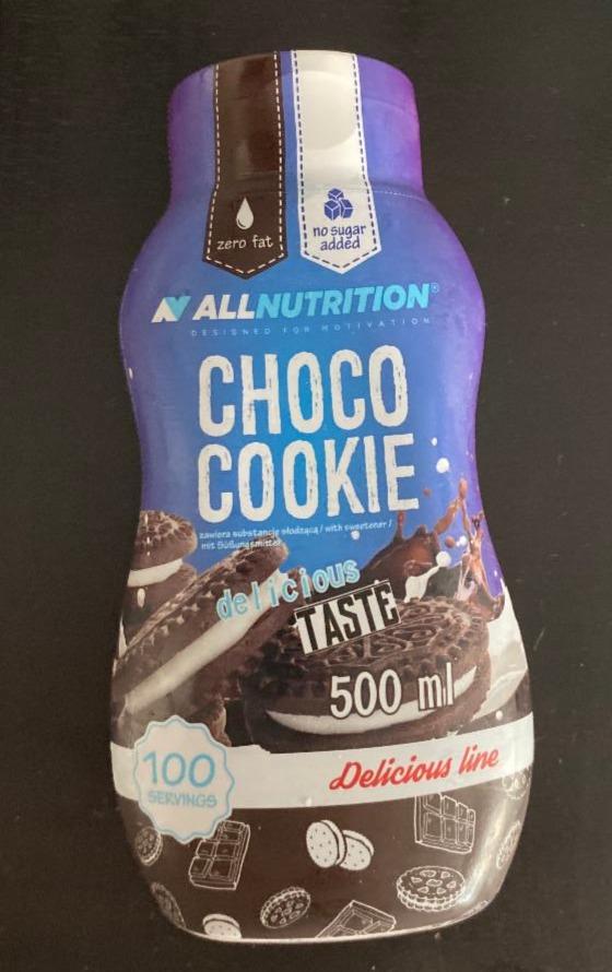 Fotografie - Chocolate Cookie zero syrup AllNutrition