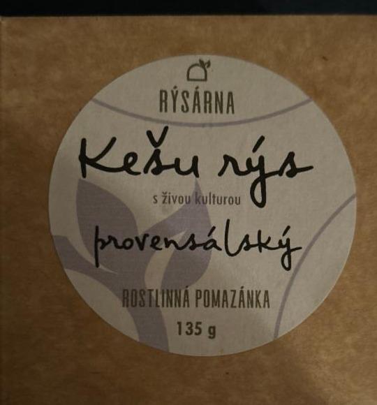 Fotografie - Kešu rýr provensálský Rýsárna