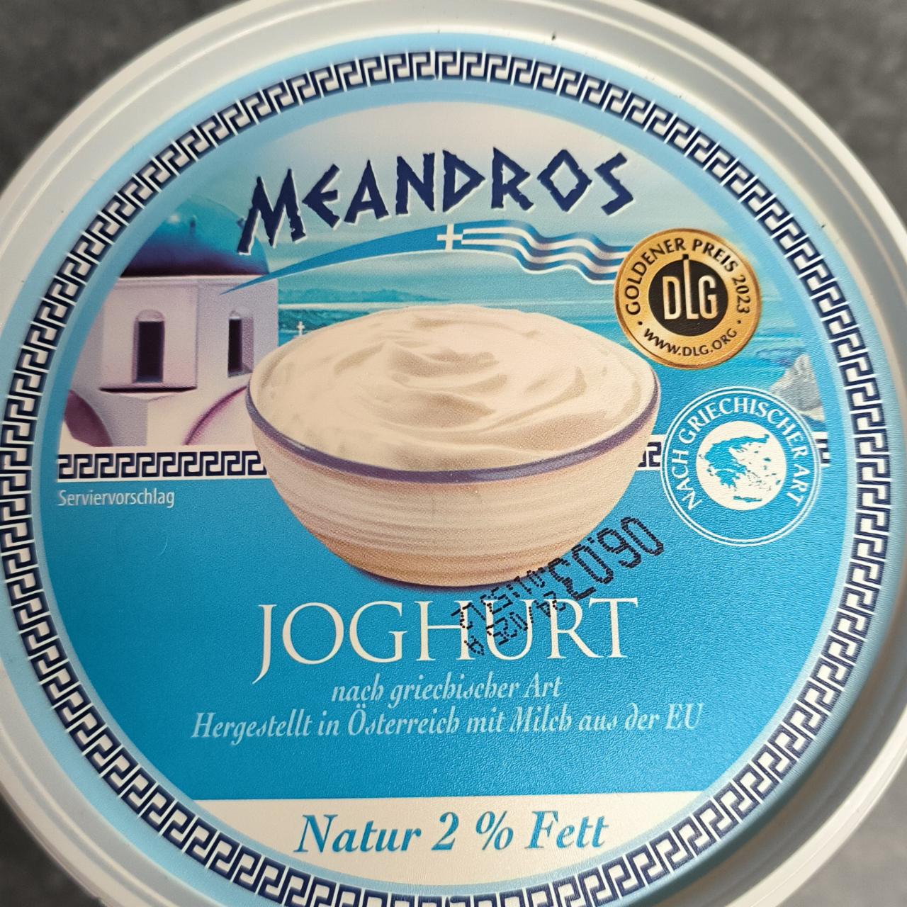 Fotografie - Joghurt Natur 2% Fett Meandros