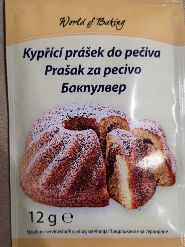 Fotografie - Kypřící prášek do pečiva World of Baking