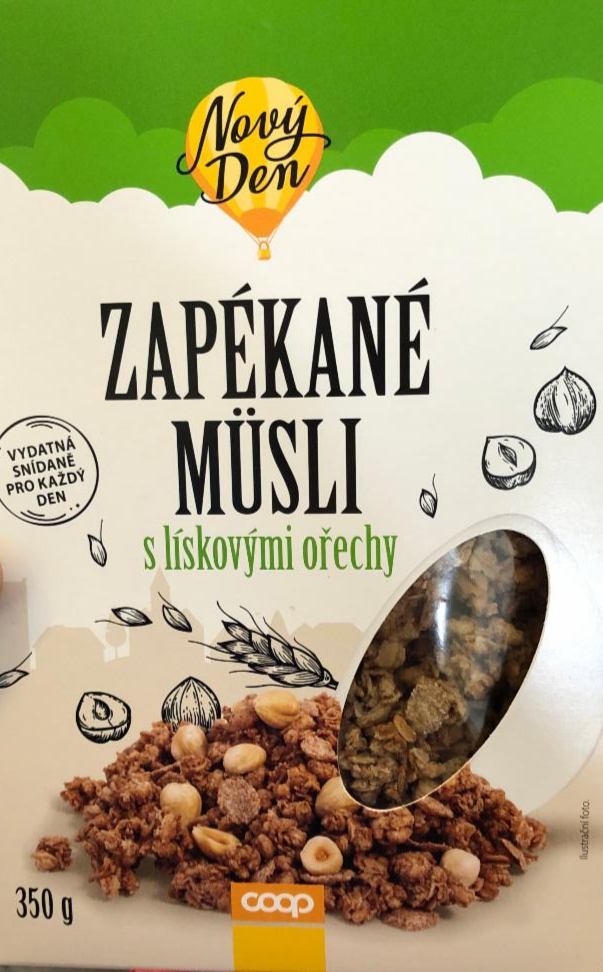 Fotografie - Zapékané müsli s lískovými ořechy Nový den