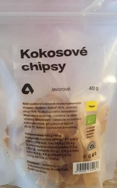 Fotografie - Kokosové chipsy javorové Aktin