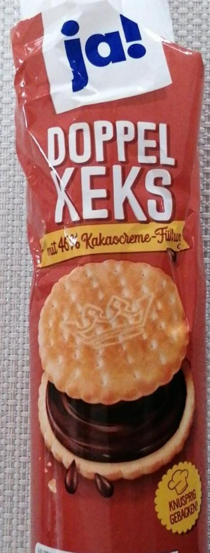 Fotografie - Doppel Keks mit Kakaocreme Ja!