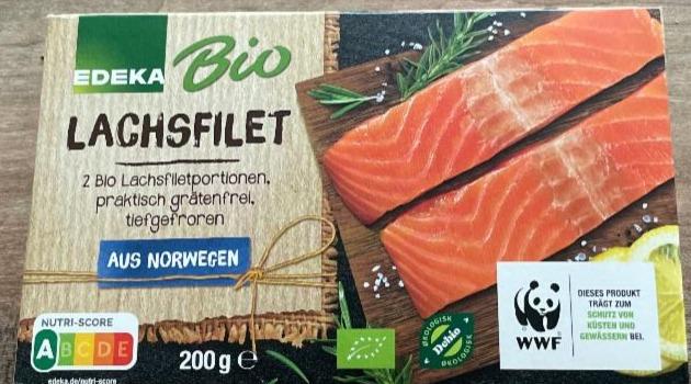 Fotografie - Lachsfilet Edeka Bio +