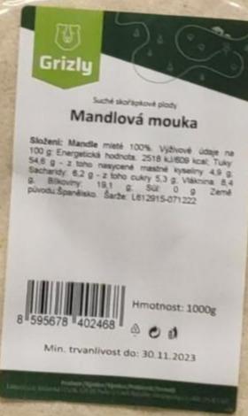 Fotografie - Mandlová mouka Grizly