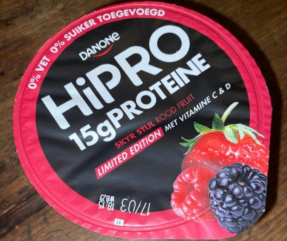 Fotografie - hipro skyr rood fruit Danone