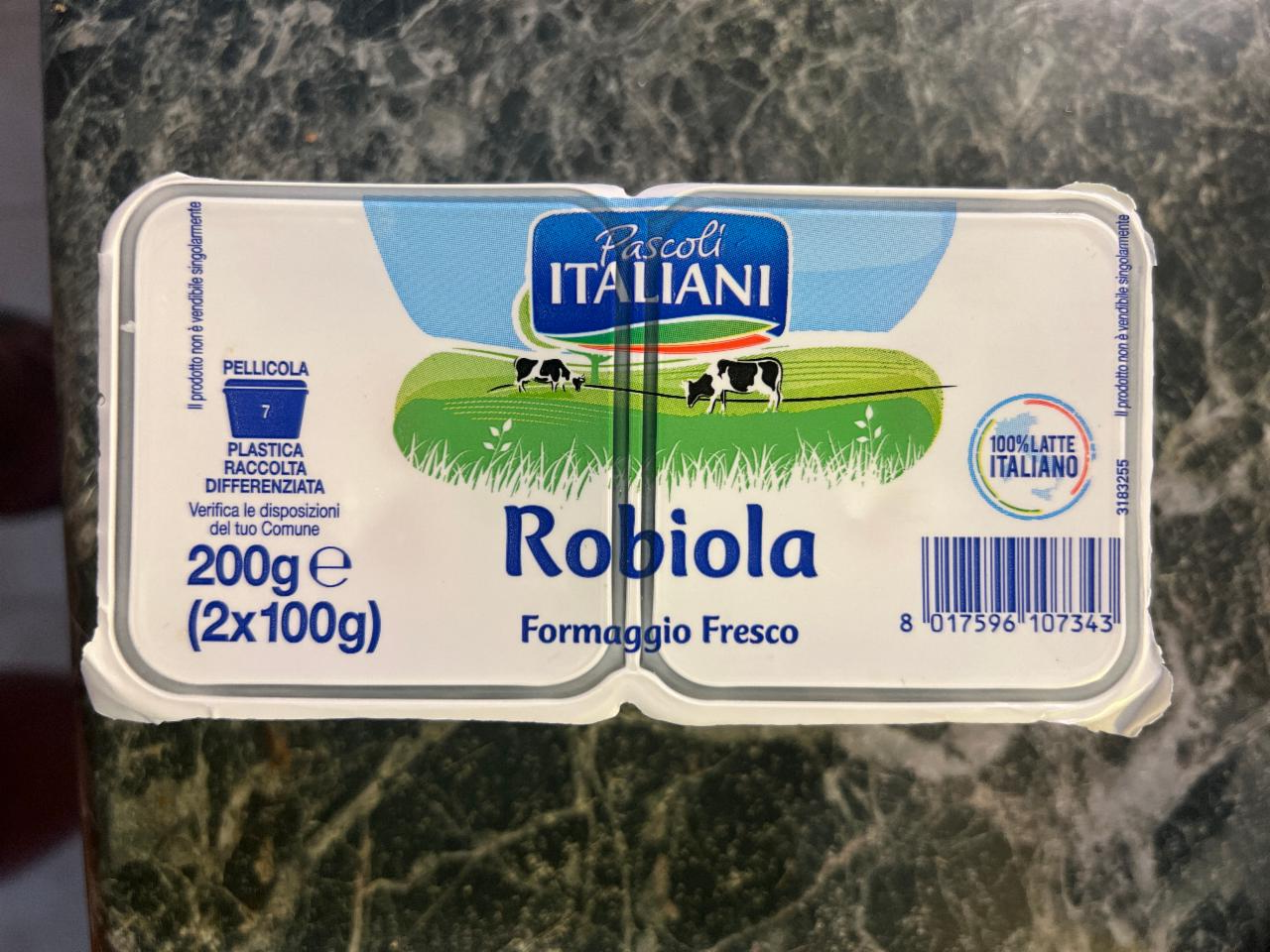 Fotografie - Robiola formaggio fresco Pascoli Italiani