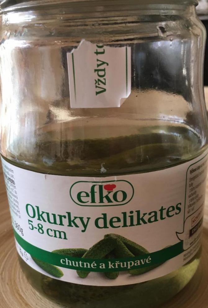 Fotografie - okurky delikates Efko