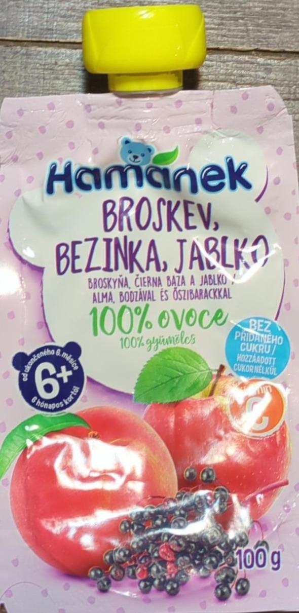 Fotografie - 100% ovoce Broskev, Bezinka, Jablko Hamánek