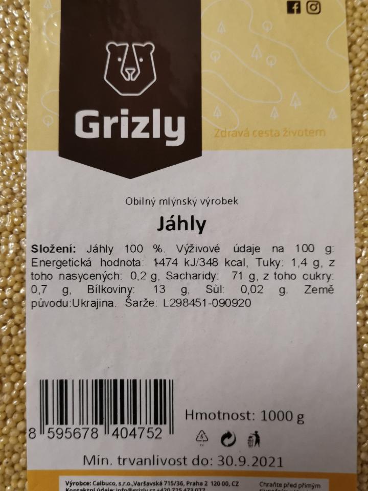 Fotografie - Jáhly Grizly