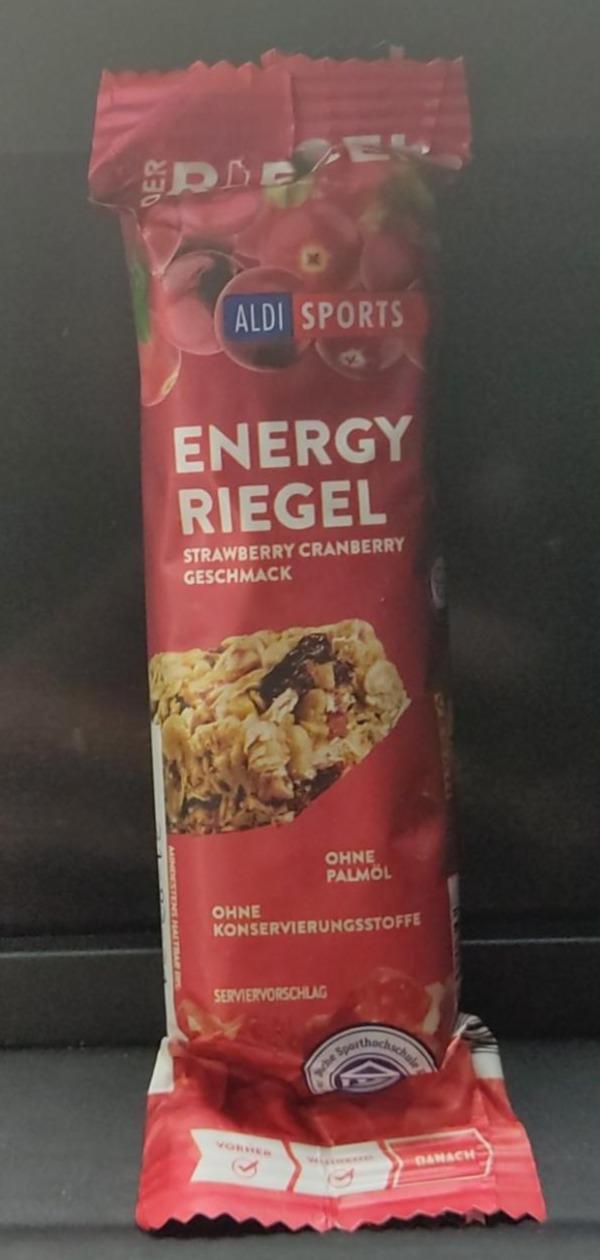 Fotografie - Energy Riegel strawberry cranberry Aldi Sports