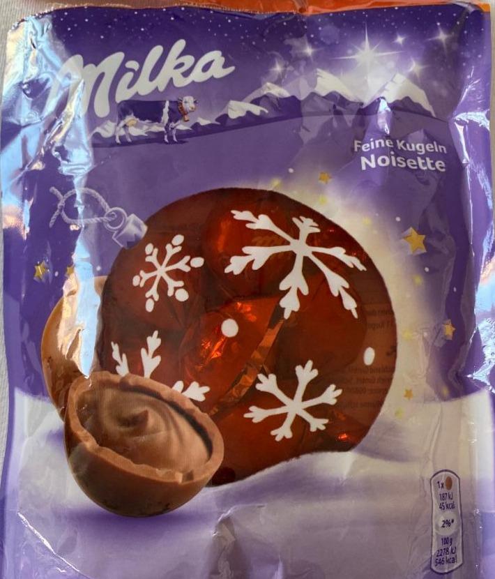 Fotografie - jemné kuličky Noisette Milka