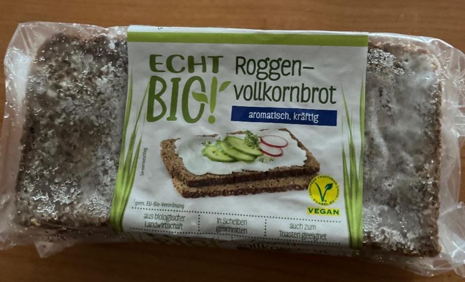 Fotografie - Roggen-vollkornbrot Echt Bio!