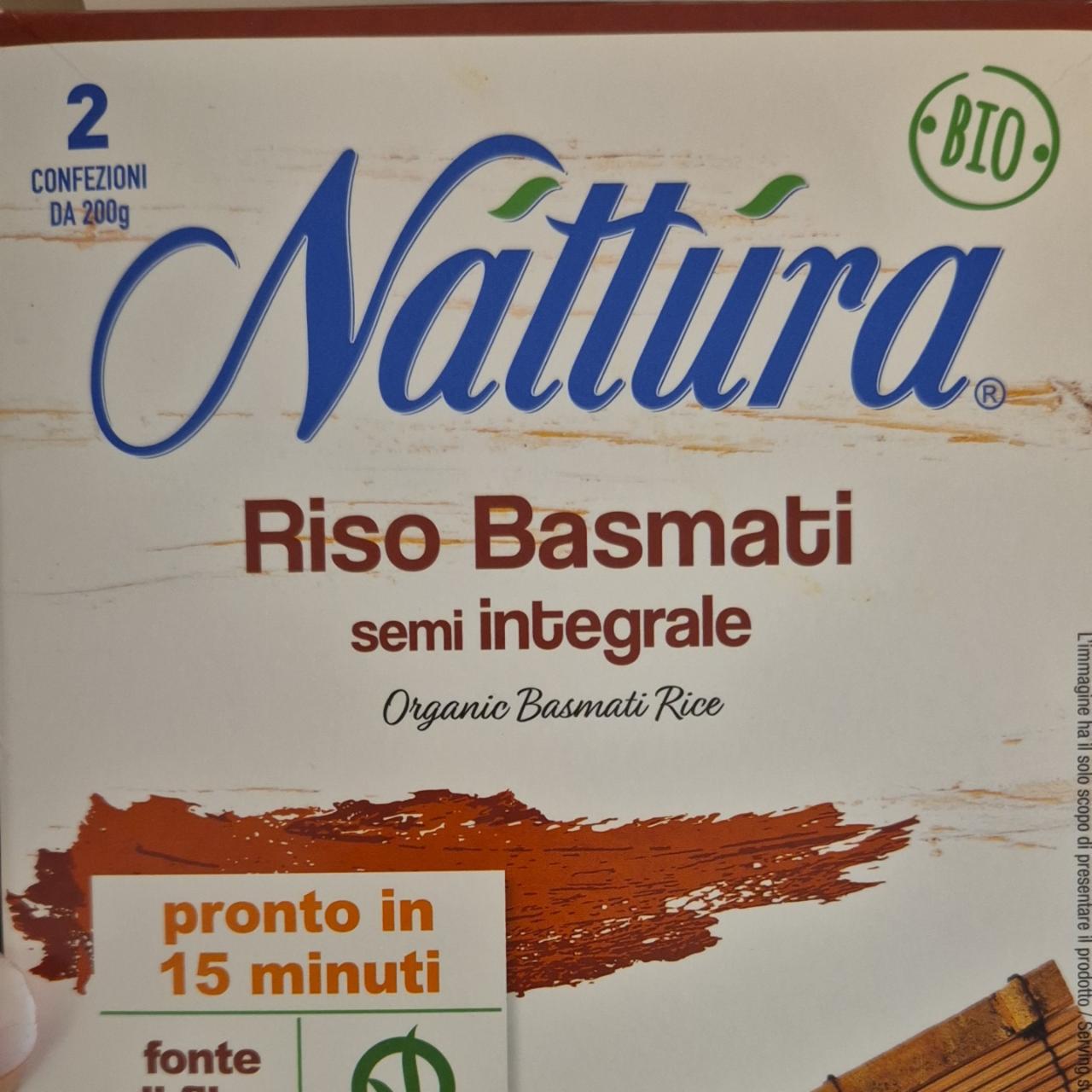 Fotografie - Bio riso basmati semi integrale Nattura