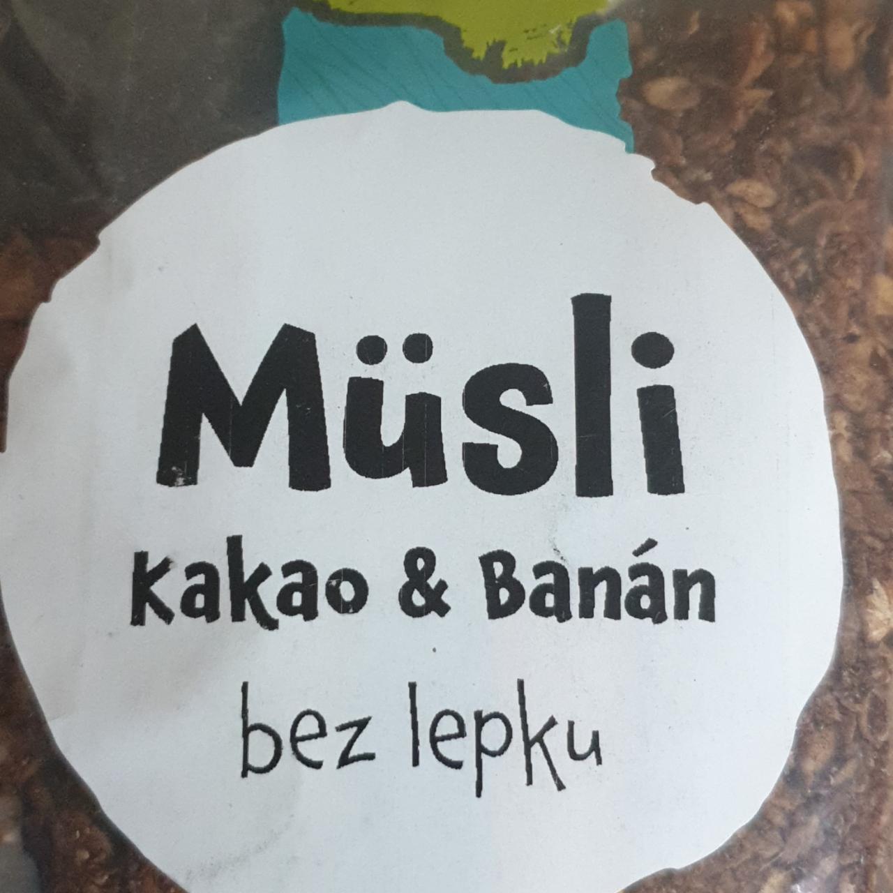 Fotografie - Müsli Kakao & Banán bez lepku