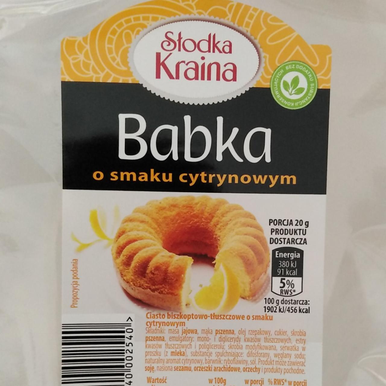 Fotografie - Babka o smaku cytrynowym Słodka Kraina