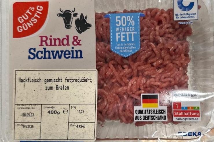 Fotografie - RInd & Schwein Gut&Günstig