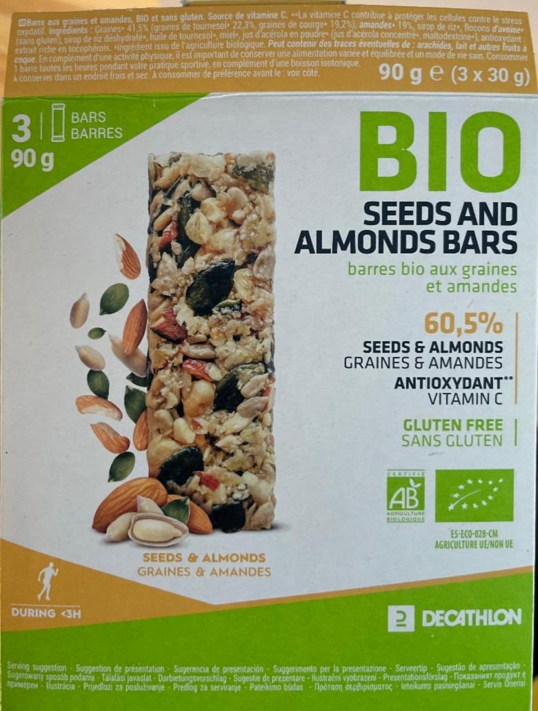 Fotografie - Bio Seeds and Almond Bars Decathlon