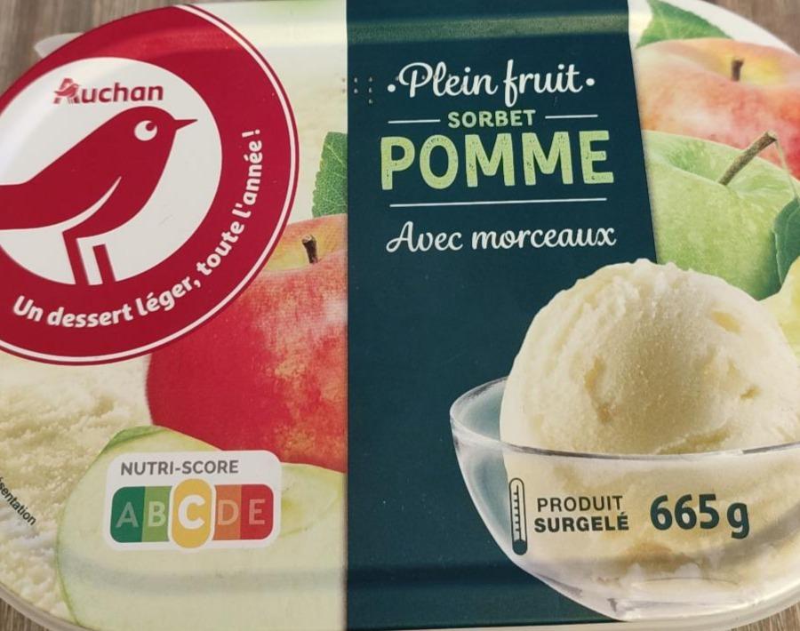 Fotografie - Plein fruit sorbet Pomme