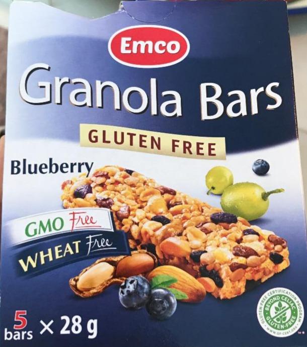 Fotografie - Granola Bars Emco Blueberry