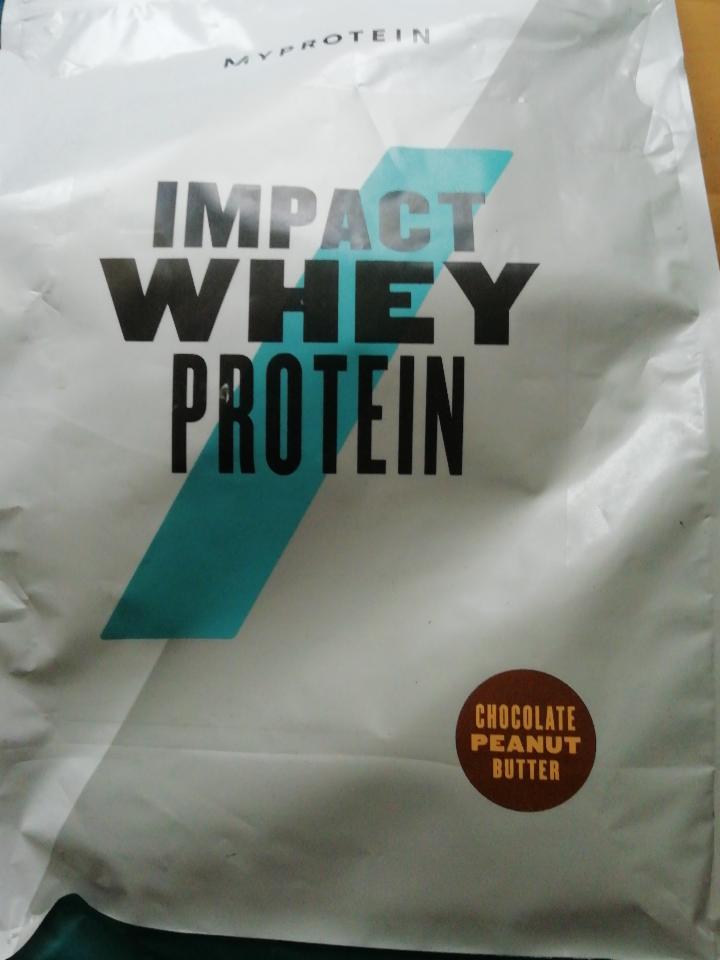 Fotografie - Impact Whey Protein Chocolate Peanut Butter Myprotein