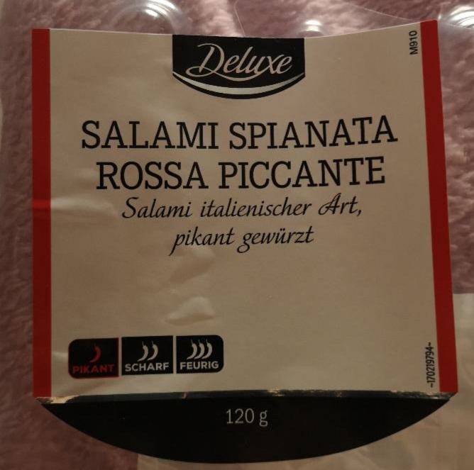 Fotografie - Salami Spianata Rossa Piccante Deluxe