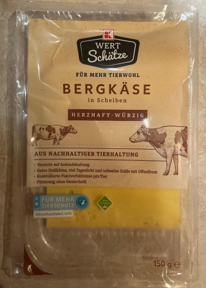 Fotografie - Bergkäse in Scheiben Herzhaft-Würzig Kaufland