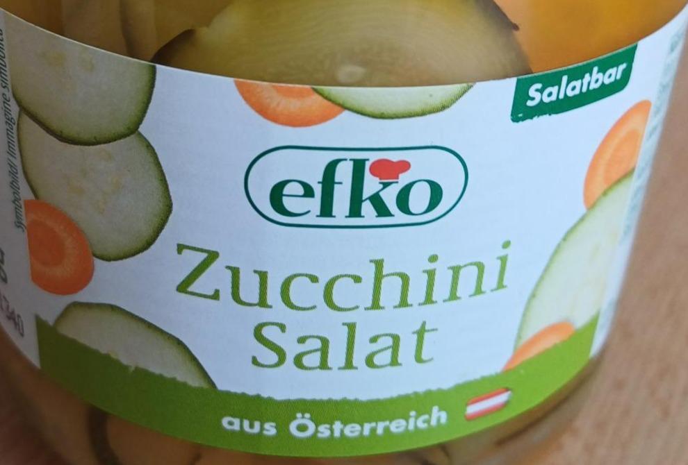 Fotografie - Zucchini Salat Efko