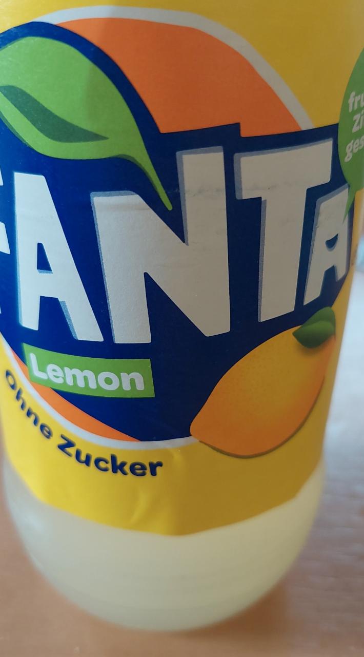 Fotografie - Fanta Lemon ohne Zucker