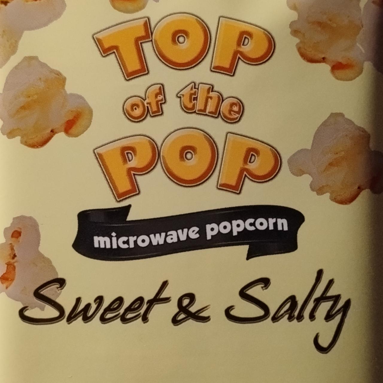 Fotografie - Microwave popcorn sweet & salty Top of the pop