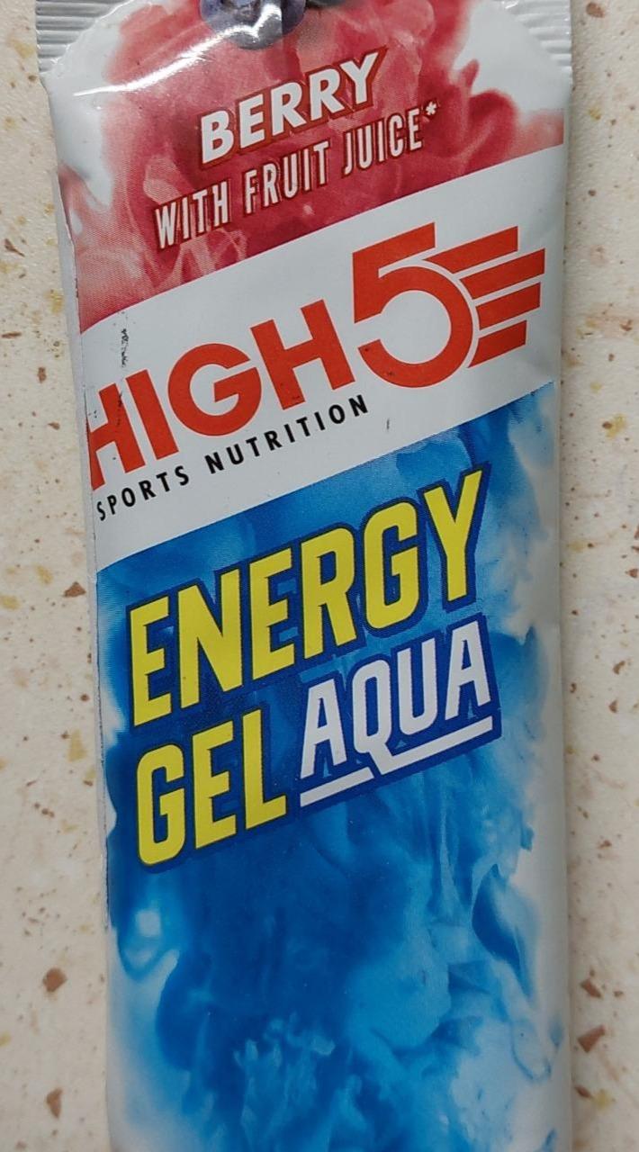 Fotografie - Energy Gel Aqua Berry High5