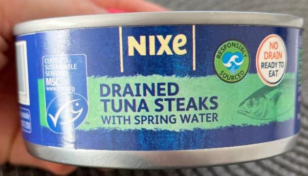 Fotografie - Drained Tuna Steaks in Spring Water Nixe