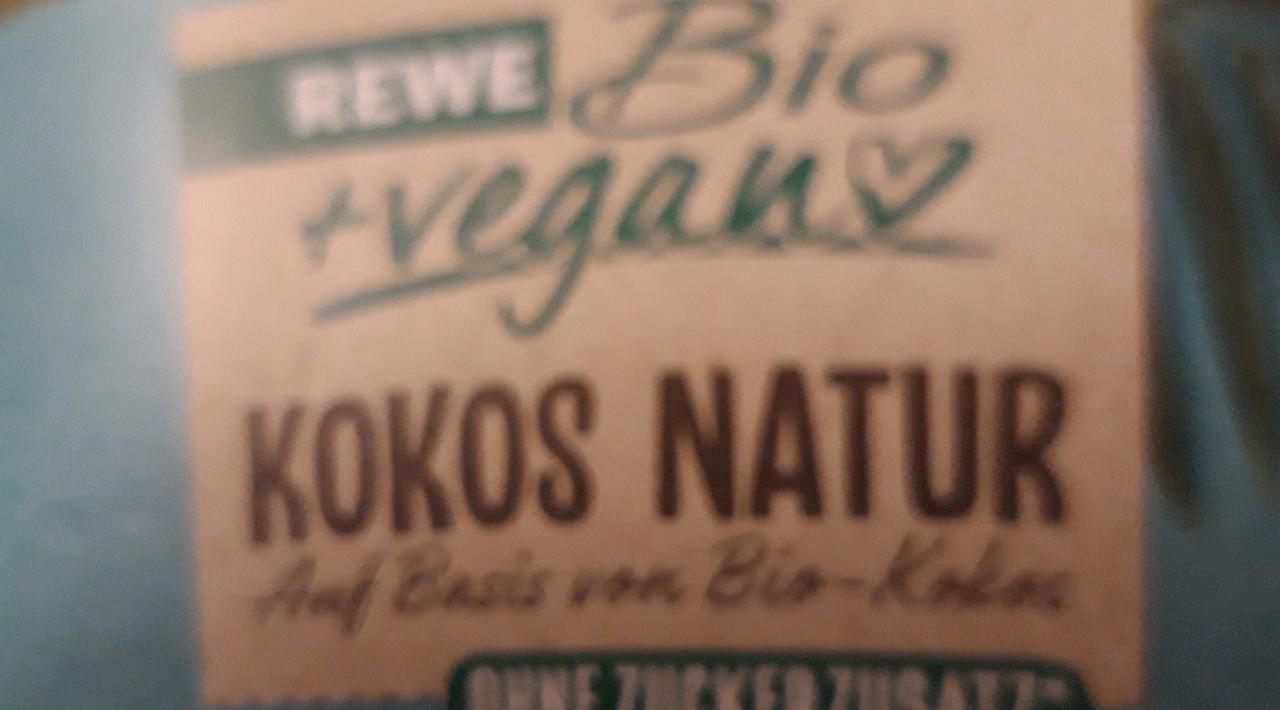 Fotografie - Vegan Kokos Natur kokosmilch-zubereitung, fermentiert Rewe Bio